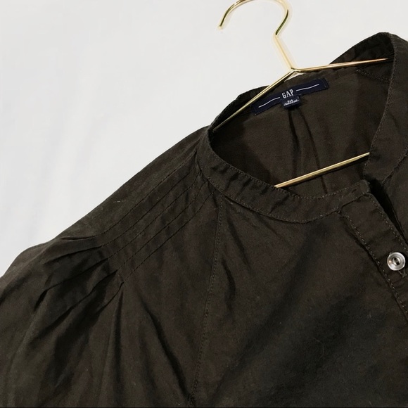 ❌SOLD❌ NWOT GAP Brown Tie-Waist Shirtdress - Picture 6 of 7